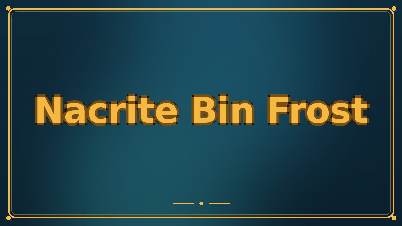Nacrite Bin Frost