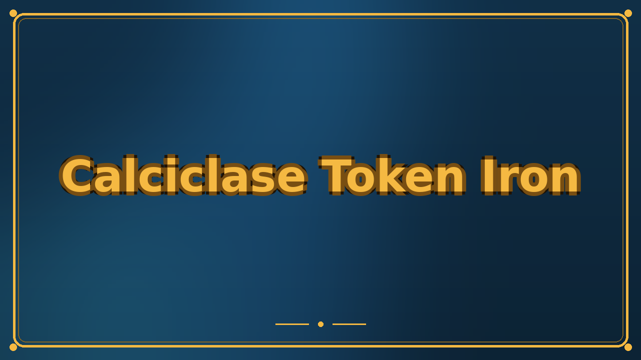 Calciclase Token Iron