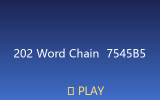 Word Chain 7545B5